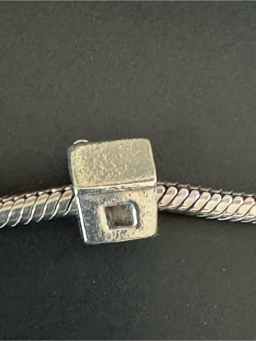 Pandora Retired 925 Sterling Silver House Bead Charm